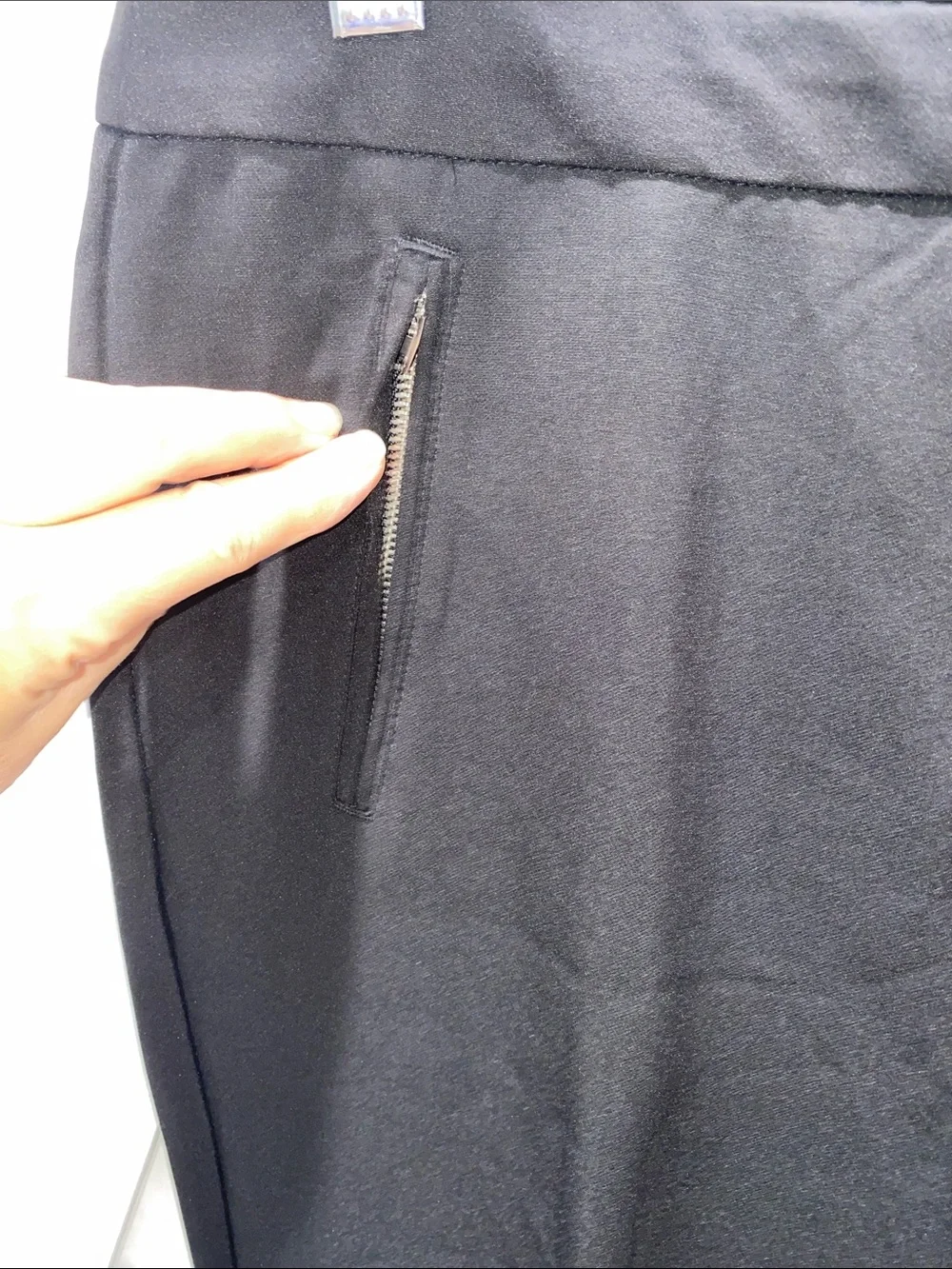 Zac & Rachel Bond 18 Black Trousers Slim Leg Size 6 NWT